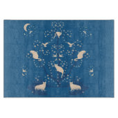 Twilight Tomcats Glass Cutting Board Snijplank (Voorkant)