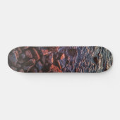 Twilight Treasures: rotsachtig strand Persoonlijk Skateboard (Horizontaal)