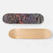 Twilight Treasures: rotsachtig strand Persoonlijk Skateboard (Horizontaal)