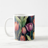 "Twilight Tulips" Botanische Mok door DAKimage (Links)