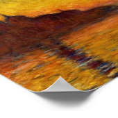 Twilight, Venetië van Claude Monet Poster (Hoek)