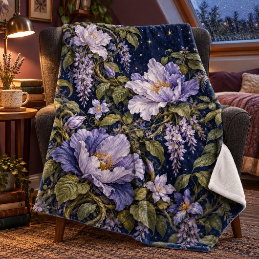 Twilight Vine Canopy Worpdeken Fleece Deken