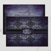 Twilight Wedding-uitnodiging Kaart (Voorkant / Achterkant)