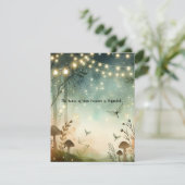 Twilight Whispers van het bos Kaart (Staand voorkant)
