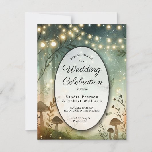 Twilight Whispers van het bos Kaart (Voorkant)