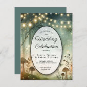 Twilight Whispers van het bos Kaart (Voorkant / Achterkant)