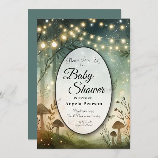 Twilight Whispers van het bos Kaart (Voorkant / Achterkant)