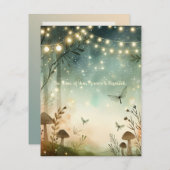 Twilight Whispers van het bos Kaart (Voorkant / Achterkant)