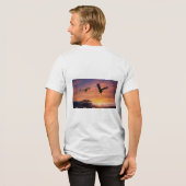 Twilight Wings: De Adelaar en de Uil Tri-Blend Shirt (Voorkant)