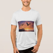 Twilight Wings: The Eagle and the Owl Tri-Blend Shirt (Voorkant)