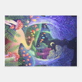 Twilight Woodland Fantasy, Natuur Fairyland Inpakpapier Vel (Voorkant 2)