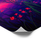 Twilight's Embrace, Avond bij het mooie meer Poster (Hoek)