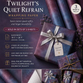 Twilights Stille Refrein Inpakpapier Vel