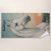 Twilight's White Horse Strandlaken (Voorkant)