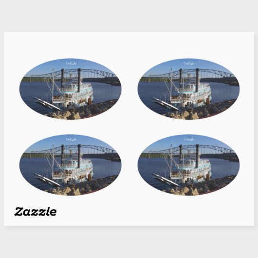 Twilightsticker Ovale Sticker (Vel)