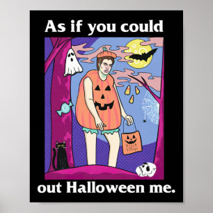 Twillight Spooky Season alsof je uit de lucht kunt Poster