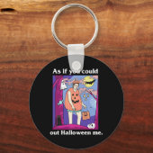 Twillight Spooky Season alsof je uit de lucht kunt Sleutelhanger (Voorkant)