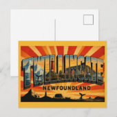 Twillingate Newfoundland IJsberg Hoofdstad Briefkaart (Voorkant / Achterkant)