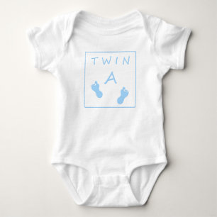 Twin A baby Twin Boy Romper