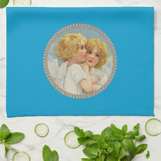 Twin Angels Kitchen Towel Theedoek (Gevouwen)