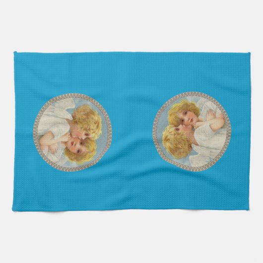 Twin Angels Kitchen Towel Theedoek (Horizontaal)
