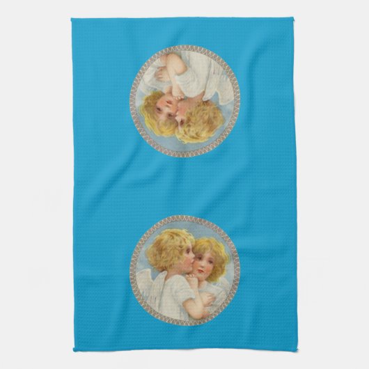 Twin Angels Kitchen Towel Theedoek (Verticaal)