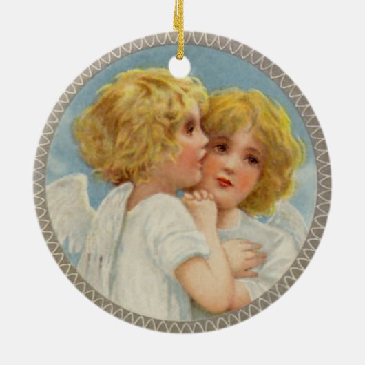 Twin Angels Ornament (Achterkant)