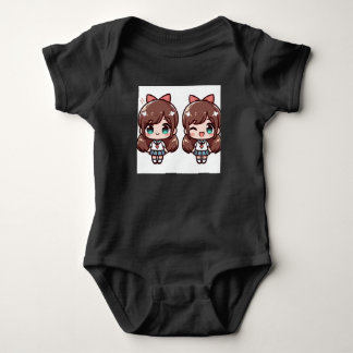 Twin Anime Cheer Romper