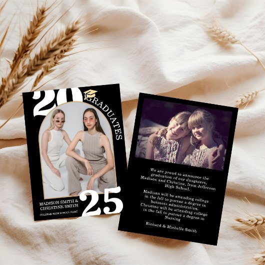 Twin Arch Photo College High School Afstuderen Aankondiging