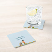 Twin Babies Voorjaarsdouche Kartonnen Onderzetters (Insitu)