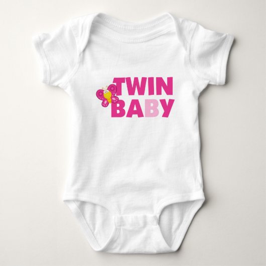 Twin Baby B Girls Romper (Voorkant)