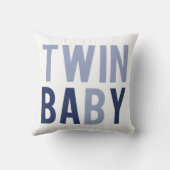 Twin Baby B Pillow Blue Kussen (Achterkant)
