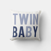 Twin Baby B Pillow Blue Kussen (Voorkant)