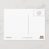 Twin Baby bedankt briefkaart (Achterkant)