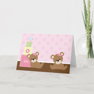 Twin Baby Beren Meisje Baby shower