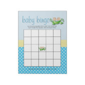 Twin Baby Boy Shower Baby shower Game Notitieblok (Linkerzijde)