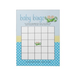 Twin Baby Boy Shower Baby shower Game Notitieblok