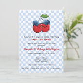Twin Baby Boys Baby Shower Flat Card Kaart (Staand voorkant)