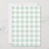 Twin Baby Boys Baby Shower Flat Card Kaart (Achterkant)