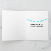 Twin Baby Boys-congraties Kaart (Binnen)