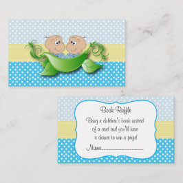Twin Baby Boys - Twee erwten in een pod boek raffe Informatiekaartje