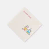 Twin Baby cocktailservetten Servet (Hoek)