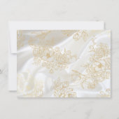 Twin Baby Girls Baptism Save Date White Cross Save The Date (Achterkant)