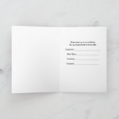 Twin Baby Girls Shower Invitation, Dr Stork (Binnen)