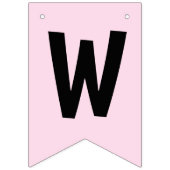 Twin Baby Girls Shower Vlaggetjes (Tweede vlag)