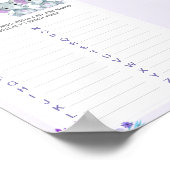 Twin Baby Memory Items Spel Olifant Meisje Douche Poster (Hoek)