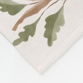 Twin Baby Milestone Boho Woodland Animals Fleece Deken (Hoek)