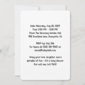 Twin Baby shower Beren Uitnodiging (Achterkant)