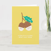 Twin Baby shower Kaart (Voorkant)