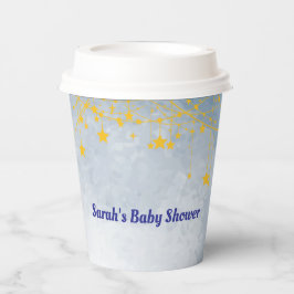 Twin Baby shower Zon en Maan Thema Papieren Bekers